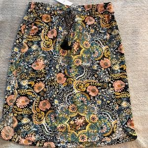 Flowered Midi Skirt *NWT